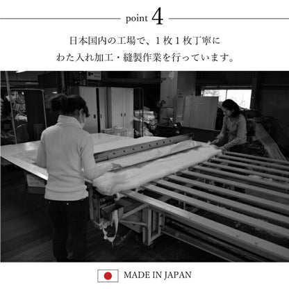 日本製 こたつ布団 こたつ厚掛け布団 単品 和柄 長方形 大判 約205×345cm 送料無料