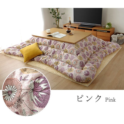 こたつ布団長方形国産花柄掛け単品約205×245cm 送料無料