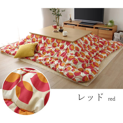 こたつ布団長方形国産花柄掛け単品約205×245cm 送料無料