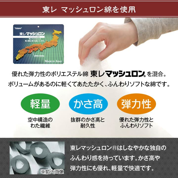 こたつ布団 洗える 長方形 国産  掛け単品 高級感 ジャガード 約205×245cm 送料無料