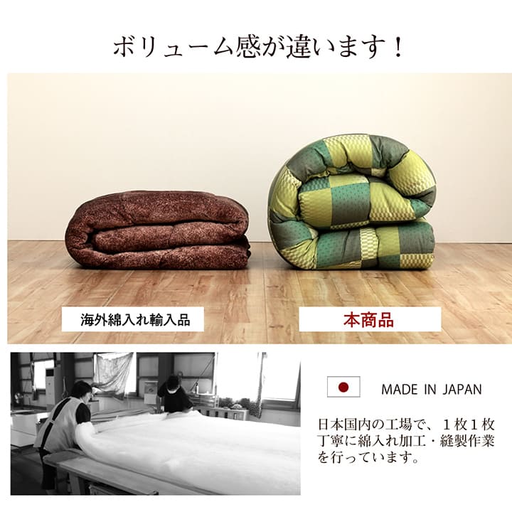 こたつ布団 長方形 単品 和柄 市松模様 約205×245cm 送料無料