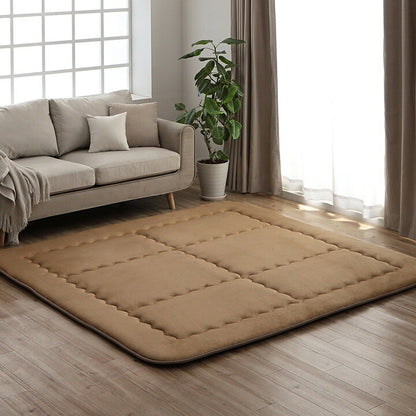 国産固綿40mm使用フランネル生地ふっくら敷『スムースF敷』約190×190cm 送料無料