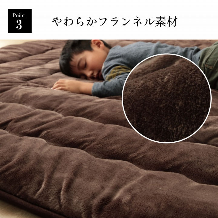 ラグ 撥水 厚手 こたつ敷き布団 長方形 あったか仕様6層タイプ 約90×190cm 送料無料