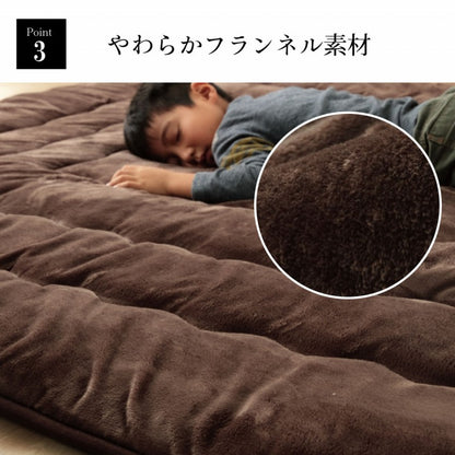 ラグ 撥水 厚手 こたつ敷き布団 長方形 あったか仕様6層タイプ 約90×190cm 送料無料