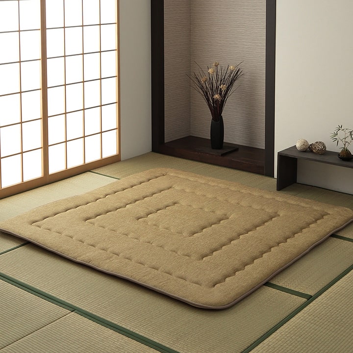 こたつ布団 長方形 小さめ 撥水ラグ ふっくらタイプ 約130×190cm 送料無料