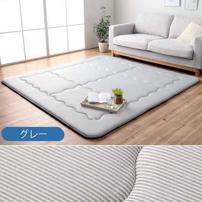 冷感 接触冷感 ひんやり カーペット ラグ 厚手 ボリューム 正方形 約 2畳 190×190cm 送料無料