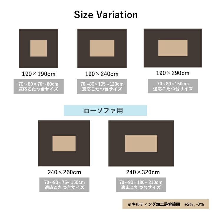 【新商品】こたつ布団 長方形大判 ローソファー こたつ フェイクファー生地 フランネル 手洗い 無地 約240×260cm 送料無料
