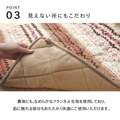 ゆったりーな省スペース こたつ薄掛け布団 単品 『ノーデル省S』 約280×320cm 送料無料