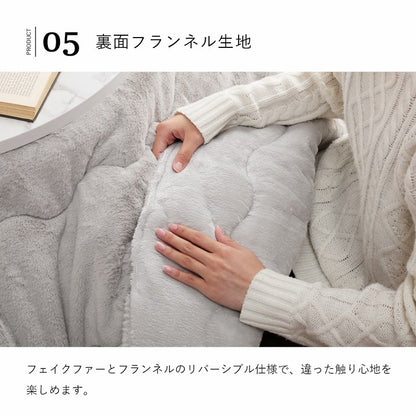 こたつ布団 円形 無地調 約185cm丸 送料無料