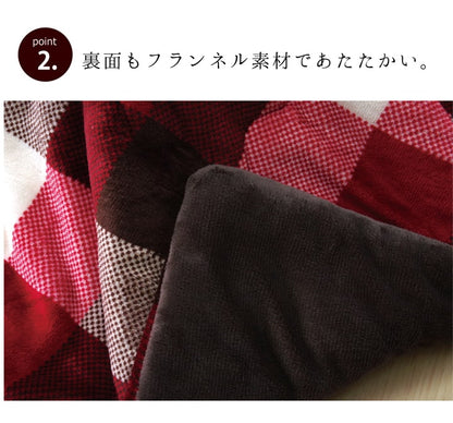 洗える こたつ布団 正方形単品 薄掛けタイプ 『ジャーナル』 約200cm丸 送料無料