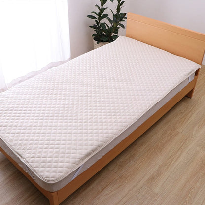 【新商品】寝具 オールシーズン 快適睡眠 ベッドパッド 洗える 洗濯機OK 四隅ゴムバンド付き ズレにくい ダブル 140×200cm 送料無料