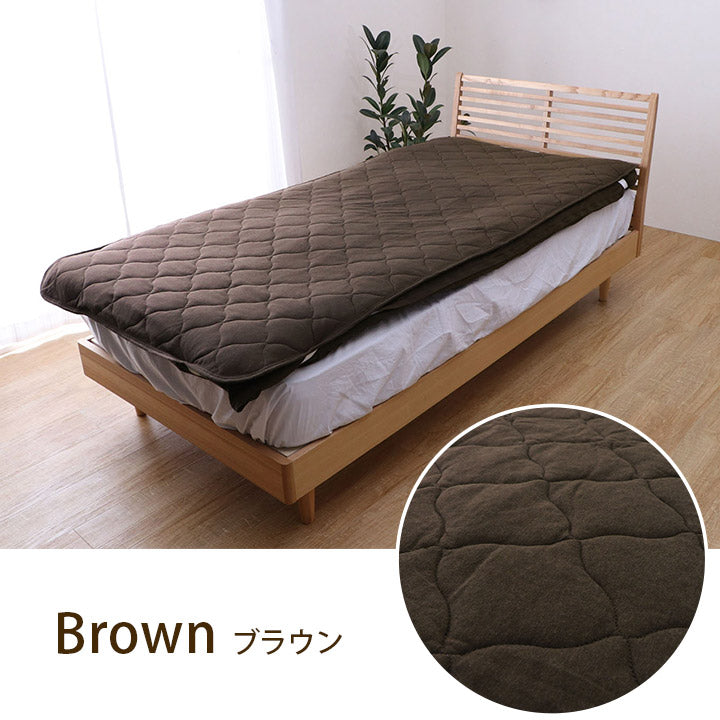 綿100％ 洗える 天竺ニット おしゃれ 敷パッド シンプル 年間 新生活 天然素材 120×205cm セミダブル 送料無料 - 【公式】allecore(アレコレ) 家具インテリア・生活雑貨のオンライン通販