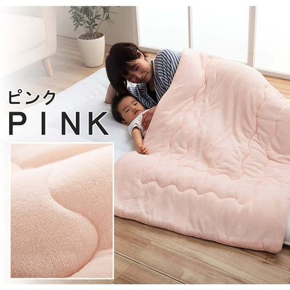 【新商品】寝具 肌布団 キルトケット お昼寝 保育園 キッズ ジュニア 綿100％ 洗える 洗濯機丸洗い 優しいタオル地 80×140cm 送料無料