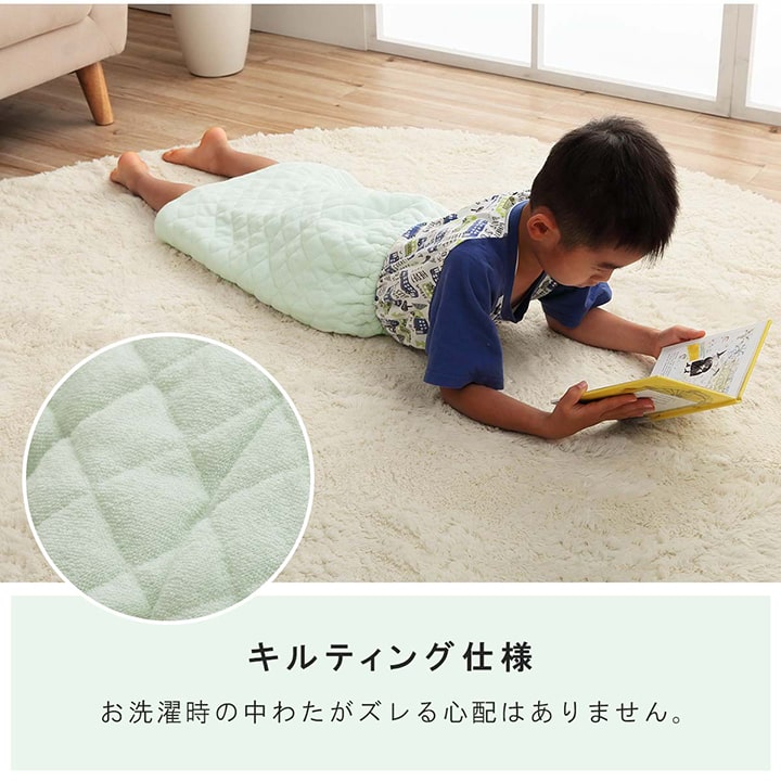【新商品】寝具 腹巻 寝冷え対策 お昼寝 キッズ ジュニア 綿100％ ゴム付き ズレない 着脱簡単 洗える 洗濯機丸洗い 優しいタオル地 L 50×40cm 送料無料