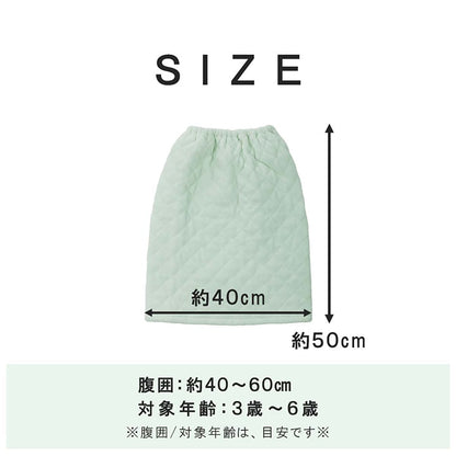 【新商品】寝具 腹巻 寝冷え対策 お昼寝 キッズ ジュニア 綿100％ ゴム付き ズレない 着脱簡単 洗える 洗濯機丸洗い 優しいタオル地 L 50×40cm 送料無料