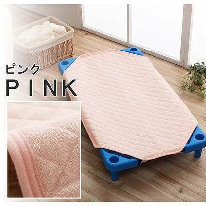 【新商品】寝具 敷きパッド お昼寝 コット専用  保育園 キッズ ジュニア 綿100％ 四隅ゴムバンド付き ズレない 洗える 洗濯機丸洗い 優しいタオル地 58×101cm 送料無料