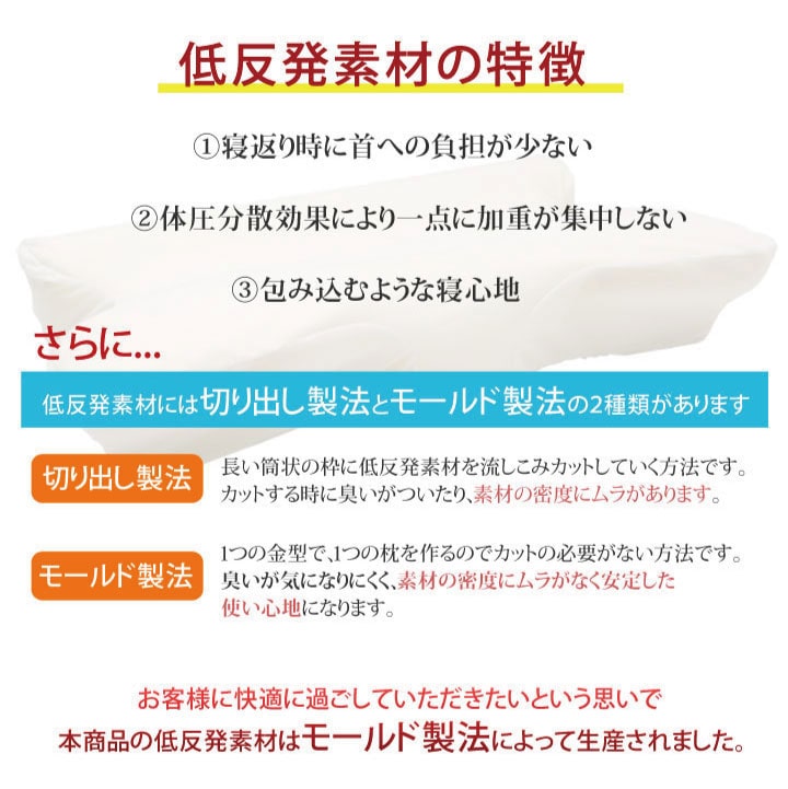 ピロー 枕 洗える 低反発 いびき解消 低反発 約64×35 送料無料 - 【公式】allecore(アレコレ) 家具インテリア・生活雑貨のオンライン通販