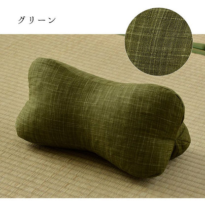 寝具 枕 くつろぐ もっちり 機能性 お昼寝 低反発チップ パイプ 日本製 ほね枕 足枕 約35×17cm 送料無料