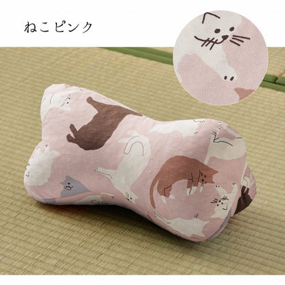 寝具 枕 くつろぐ もっちり 機能性 お昼寝 低反発チップ パイプ 日本製 ほね枕 足枕 約35×17cm 送料無料