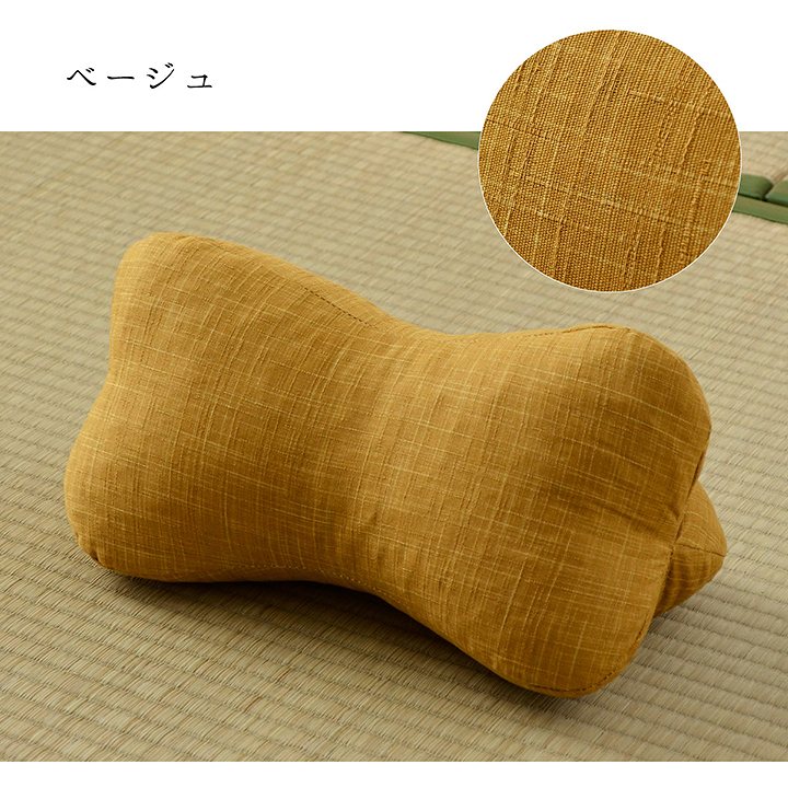 寝具 枕 くつろぐ もっちり 機能性 お昼寝 低反発チップ パイプ 日本製 ほね枕 足枕 約35×17cm 送料無料