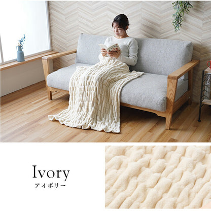 寝具 ひざ掛け フランネル 肌触りなめらか ボリューム あったか 洗える 清潔 70×120cm 送料無料