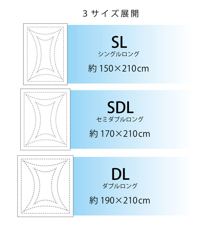 寝具 清潔 快適 掛け布団 ダニ増殖抑制 日本製 無地 シンプル セミダブルロング 約170×210cm 送料無料