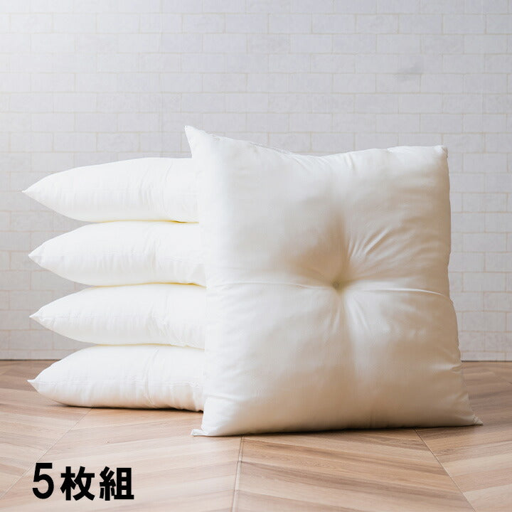 ヌードクッション 座布団 国産 座布団 銘仙判 日本製 約55×59cm 5枚組 送料無料