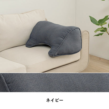 クッション よりかかる セアテ くつろぐ 無地 国産 約55×35cm 送料無料