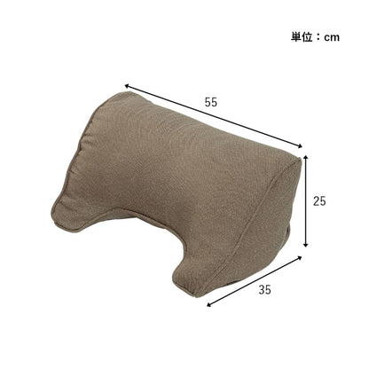 クッション よりかかる セアテ くつろぐ 無地 国産 約55×35cm 送料無料