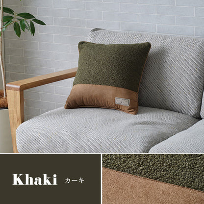 【新商品】クッション 背当て ソファー おしゃれ プードルボア スウェード調 スエード調 約43×43cm 送料無料