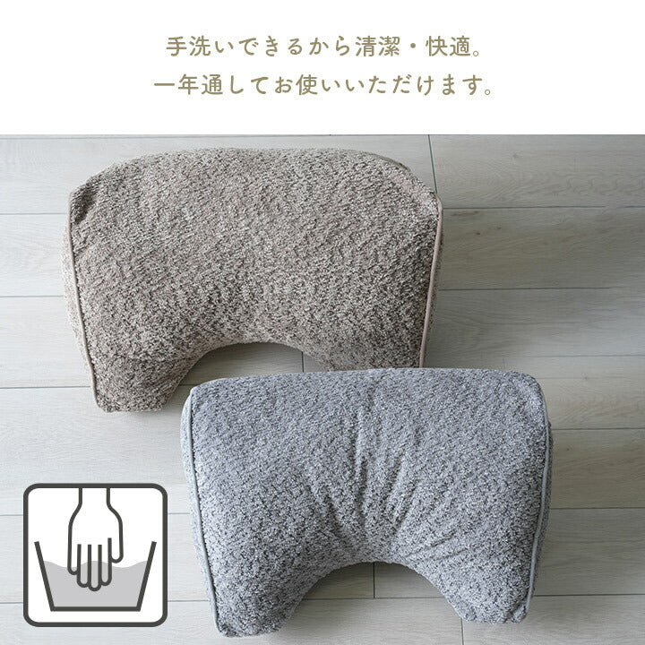 クッション 寄りかかる 背当て くつろぐ シンプル 国産 日本製 約55×35×25cm 送料無料