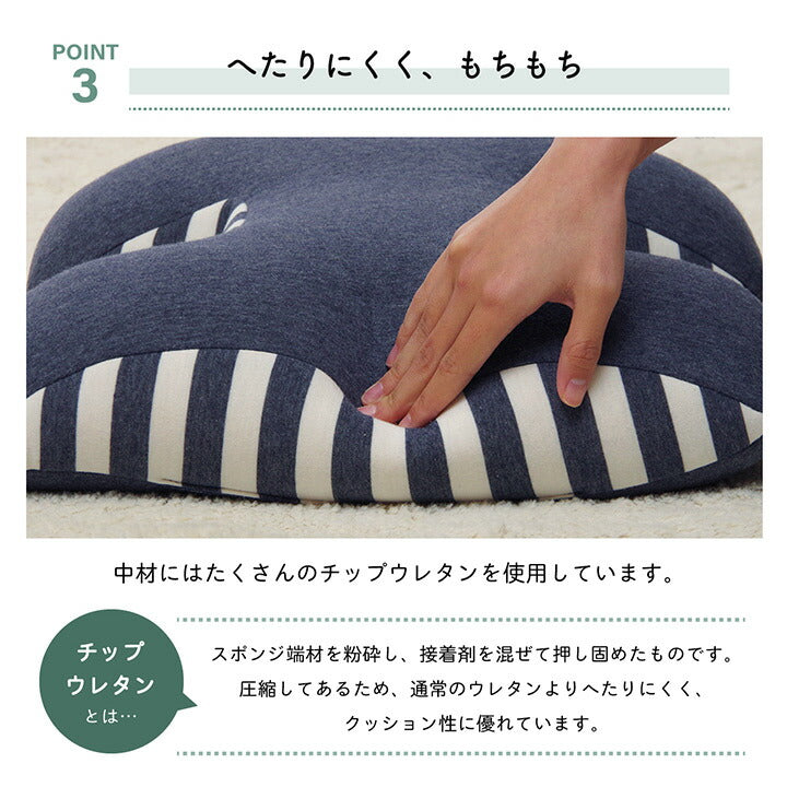 クッション 腰当 背中 姿勢 変形 ウレタン 約40×40cm 送料無料 - 【公式】allecore(アレコレ) 家具インテリア・生活雑貨のオンライン通販
