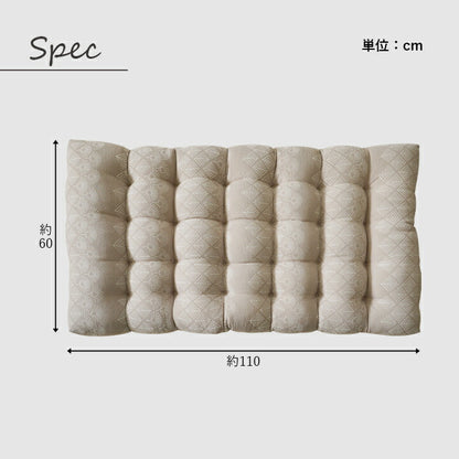 クッション フロア 長座布団 おしゃれ ジャパンディ 約60×110cm 送料無料