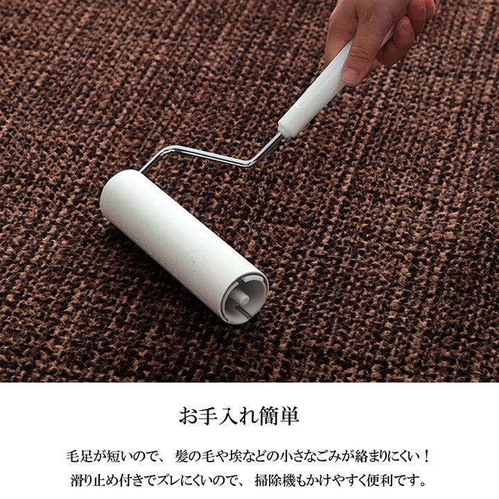 ラグ カーペット マット 珊瑚マイヤ 洗える 滑りにくい 約185×185cm 送料無料