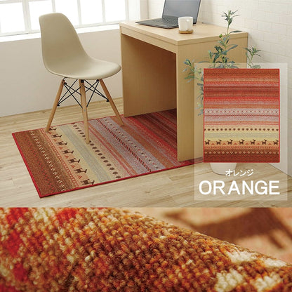 【新商品】デスクカーペット デスクマット 学習机 マット ラグ ルームマット 子供部屋 キズ防止 テレワーク 約100×130cm 送料無料