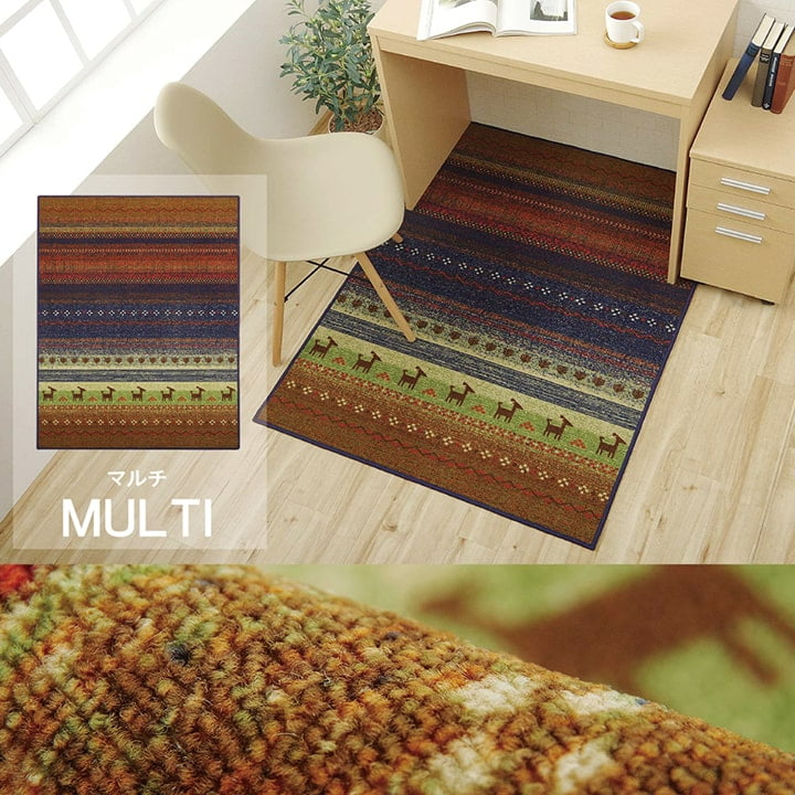 【新商品】デスクカーペット デスクマット 学習机 マット ラグ ルームマット 子供部屋 キズ防止 テレワーク 約100×130cm 送料無料