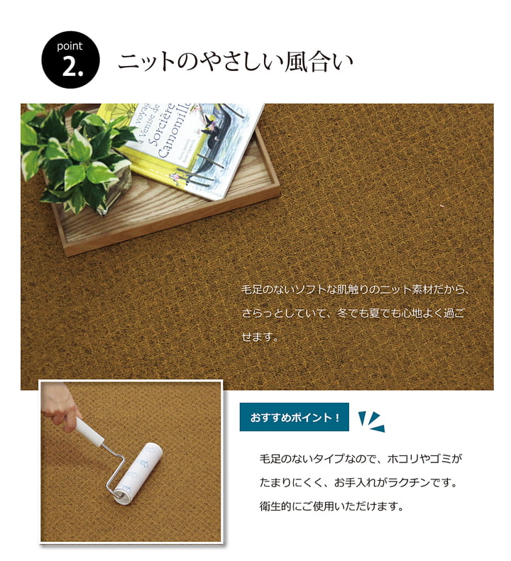 ラグ カーペット 2畳 『アロンジュ』 約140×240cm 裏:すべりにくい加工 （ホットカーペット対応） 送料無料 - 【公式】allecore(アレコレ) 家具インテリア・生活雑貨のオンライン通販