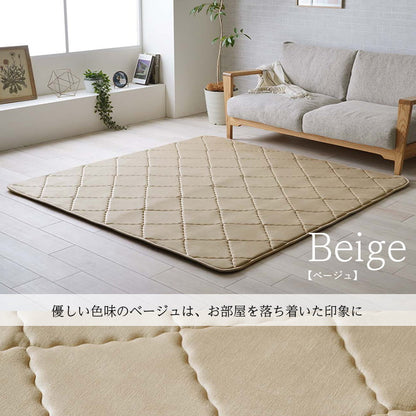 ラグ 滑りにくい 防音 ボリューム 厚い 洗える 手洗い 乾きやすい もっちり 無地 約185×240cm 約3畳 床暖房 ホットカーペット対応 こたつ敷布団 送料無料