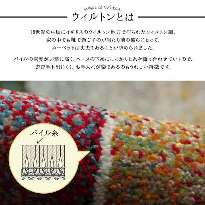 玄関マット トルコ製 ウィルトン織り 約70×120cm 抗菌防臭 消臭機能 へたりにくい 送料無料 - 【公式】allecore(アレコレ) 家具インテリア・生活雑貨のオンライン通販