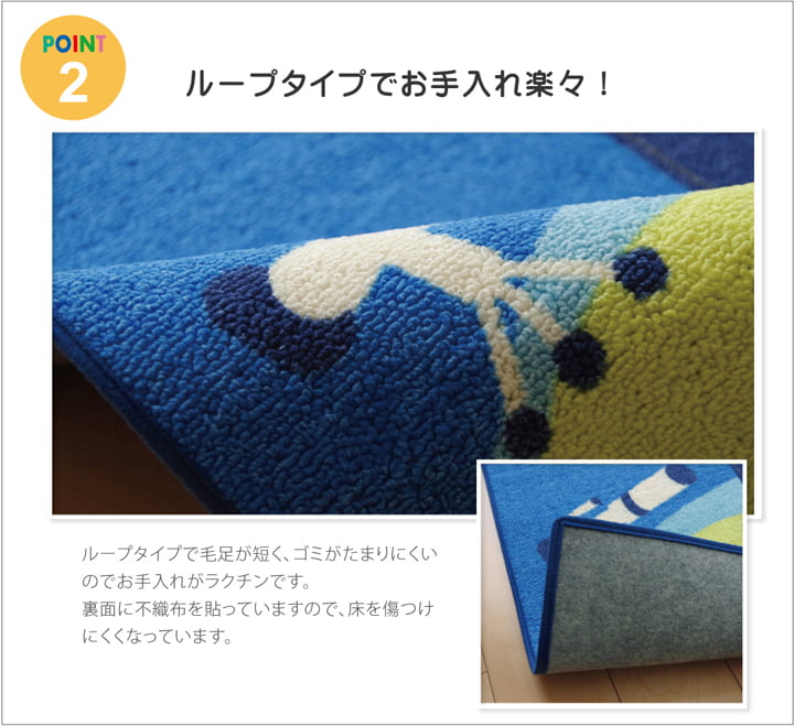 【新商品】デスクカーペット 男の子 宇宙柄 『スペース』 110×133cm 送料無料