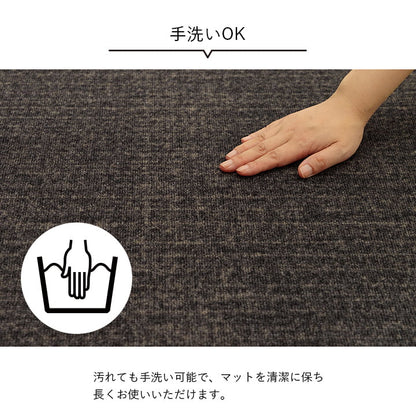 【新商品】デスクカーペット キッズルームマット デスクワークマット シンプル 撥水 約110×133cm 送料無料