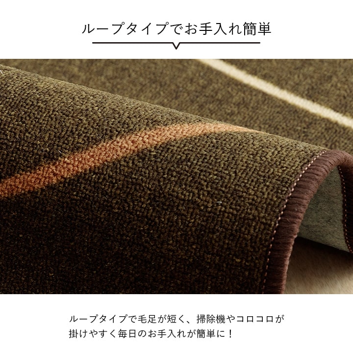 【新商品】デスクカーペット キッズルームマット デスクワークマット モダン柄 撥水 約110×133cm 送料無料