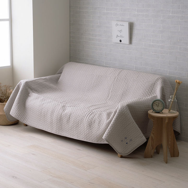 寝具 マルチ カバー 綿 100％ 洗える ギフト イブル 約200×200cm 送料無料