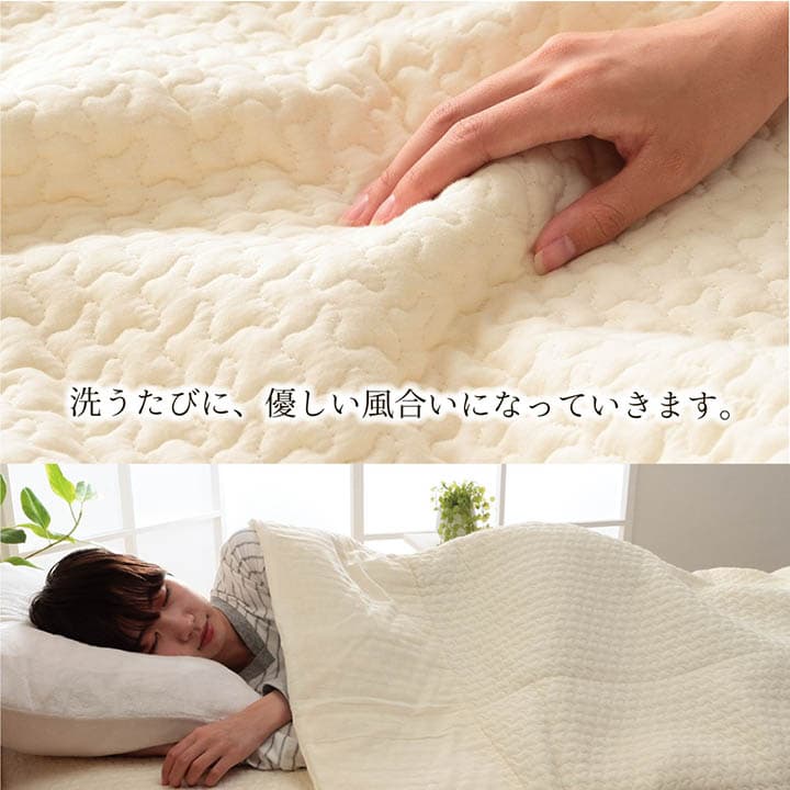 寝具 肌掛け布団 掛布団 綿 100％ イブル 洗える ギフト シングル 約140×190cm 送料無料
