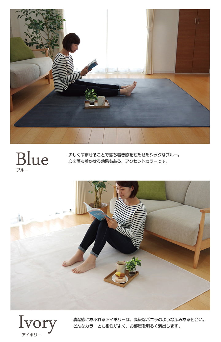ラグ カーペット 円形 洗える 抗菌 防臭 無地 『ピオニー』 約185cm丸 （ホットカーペット対応） 送料無料