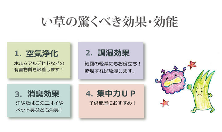 フリーカット い草 上敷き カーペット 『F不知火』 三六間4.5畳(約273×273cm）(裏:ウレタン張り） 送料無料 - 【公式】allecore(アレコレ) 家具インテリア・生活雑貨のオンライン通販