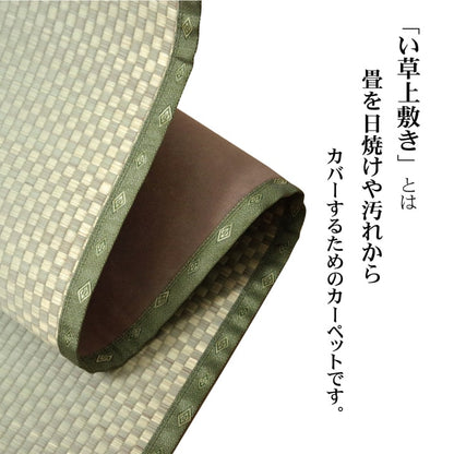 フリーカット い草 上敷き カーペット 『F不知火』 三六間4.5畳(約273×273cm）(裏:ウレタン張り） 送料無料 - 【公式】allecore(アレコレ) 家具インテリア・生活雑貨のオンライン通販
