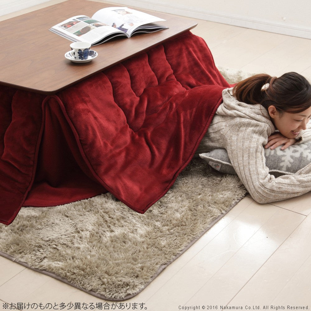 こたつ布団 省スペース はっ水リバーシブル省スペースこたつ布団 105x75cmこたつ用（215x185cm） 長方形