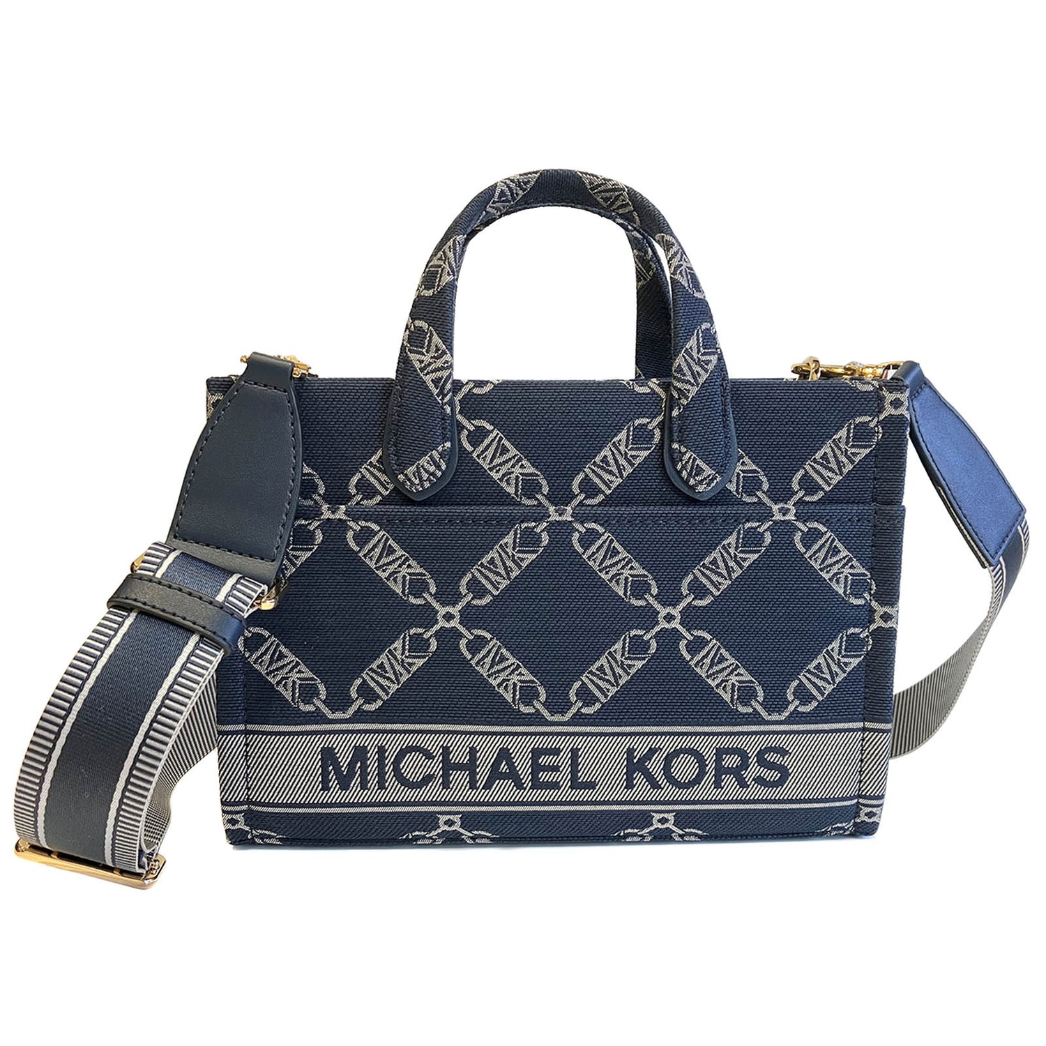 【正規品】 マイケルコース MICHAEL KORS GIGI トートバッグ ショルダーバッグ 30F3G3GC7J/407 NAVY MULTI 送料無料