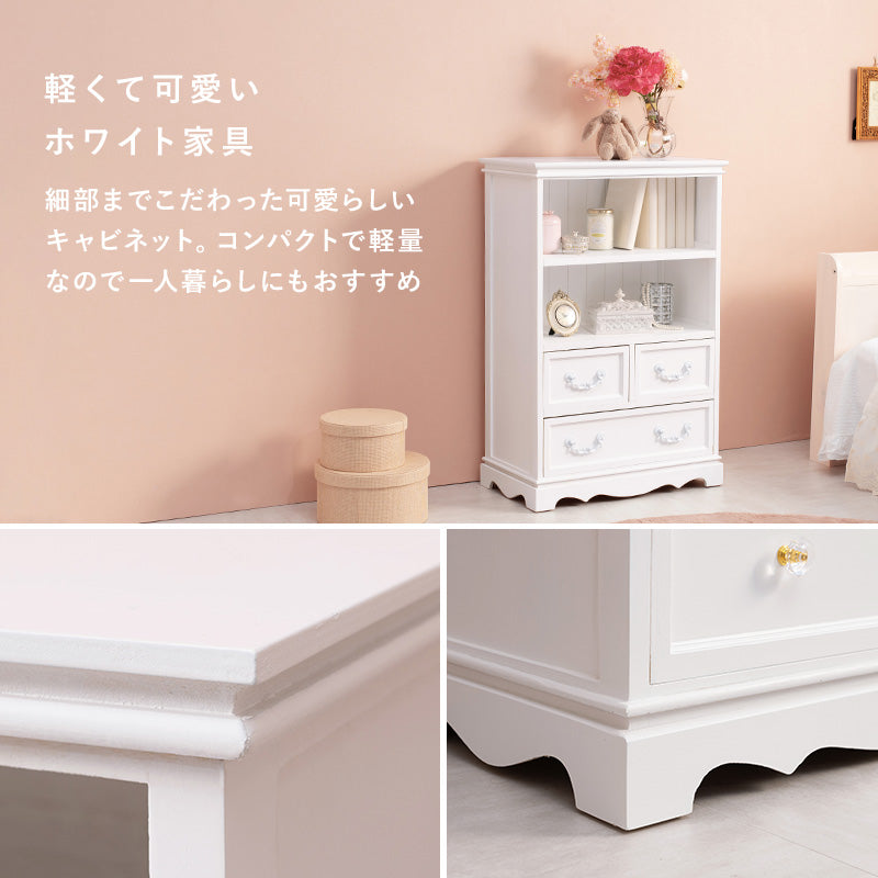 キャビネット クリスタル取っ手 収納家具 オープンラック 北欧 おしゃれ シンプル モダン リビングボード